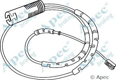 APEC BRAKING wir5250 -  Указатель износа, накладка тормозной колодки